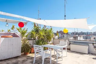 mouette maison avec terrasse et plage à quelques mètres