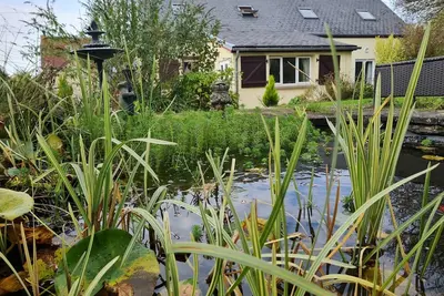 Image de Beau, grand gîte de vacances relaxant situé dans la belle campagne rurale Basse Normandie
