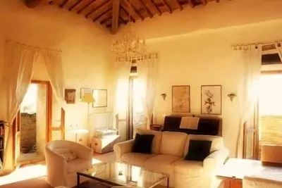 Image de charmant appartement de château avec une vue magnifique