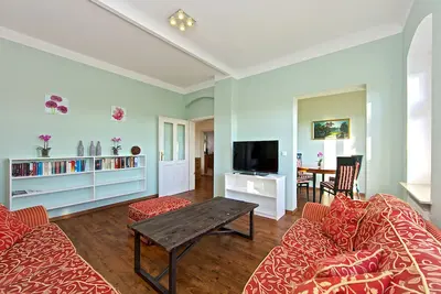 Exclusive100m² appartements pour familles avec vue sur la rivière et 2Balkonen
