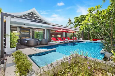 Image de Villa Julia Lamai Koh Samui front beach with chef and housekeeping