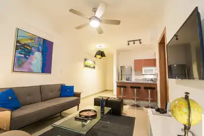 Image de Appartement en centre-ville de Saint-Domingue + parking et salle de sport gratuits ✔️