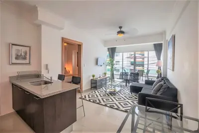 Image de Terrasse Appartement En Centre Ville Santo Domingo + Parking Gratuit Et Salle De Sport ✔️