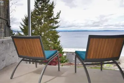 Studio moderne w / 180 vue, pas de Alki Plage Seattle-Free Street Parking