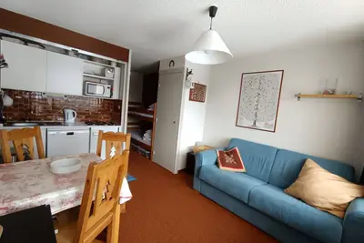 Image de Studio skis aux pieds - 4 pers - Balcon - Animaux acceptés