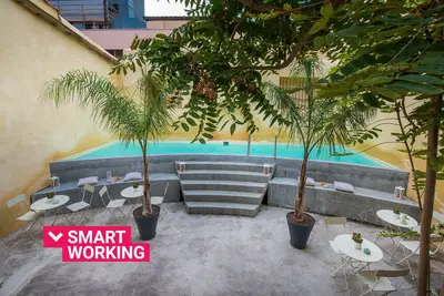 Image de Maison d'art Ugdulena avec terrasse et piscine