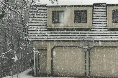 Image de Retraite boisée, bienvenue dans les bois! Jeux amusants! Détresse, cadre privé calme