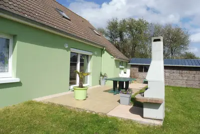 Image de agreable maison  à Utah Beach - 4 à 8 personnes, terrain clos