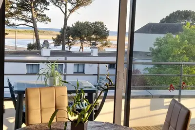 Image de Guidel vue sur mer et plage