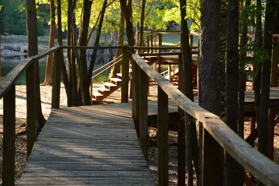 Image de Ichetucknee Springs / Ginnie Springs sur la rivière Santa Fe au Hideaway Cottage