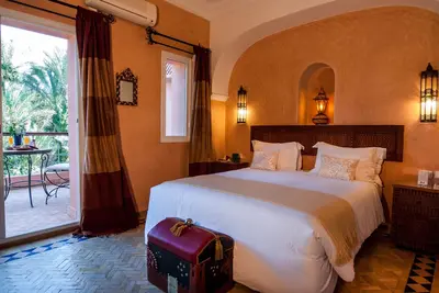 Image de Chambre double dans une villa de charme au cœur de la palmeraie Marrakech