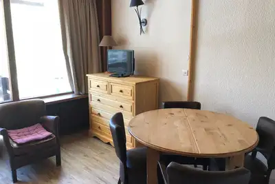 Image de Studio Luxe à Tignes, ski aux pieds, balcon, Tv