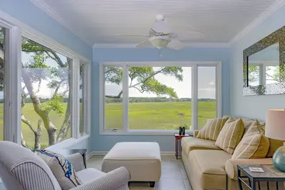 Image de Spacieux 2br \/ 2. 5 Ba Seabrook Island Villa, Animaux acceptés, Amazing Marsh Views!