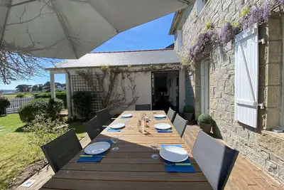 Image de Ty Pacha Vue mer Wifi jardin et parking, dépaysement à Ile Grande