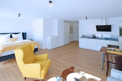 Image de Deluxe Studio Appartement für 1-4 Personen, Balkon mit herrlichem Bergblick