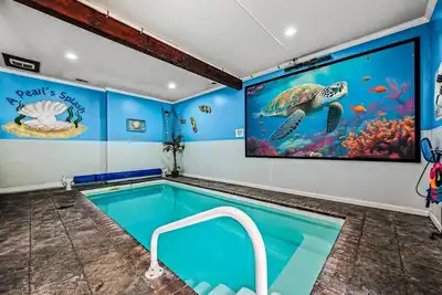 Image de Venez faire A Pearl’s Splash dans cette cabine Smoky Mountain Pool!