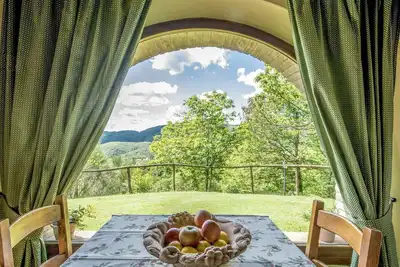 Image de Magnifique maison de vacances privée avec Wifi, climatisation, Tv, patio, vue panoramique, parking