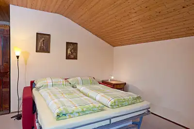 Image de Ferienwohnung bis 3 Personen, 45qm, Dachgeschoss, 1 Einzel-Schlafzimmer, Wohn/Schlafraum, Küche, Süd-Loggia