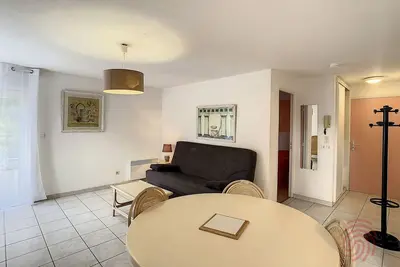 Image de Appart F2 à Lamalou, terrasse, wifi, animaux acceptés, proche centre & thermes