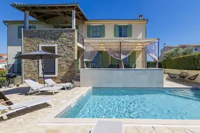 Maison de vacances privée avec Wifi, climatisation, piscine privée, Tv, terrasse, vue panoramique