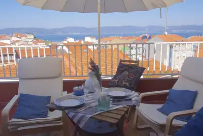 Image de Duplex central et spacieux. Terrasse et vue mer. acasadasmouras. blogspot com<br>
