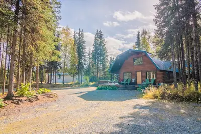 Image de Cabane en rondins d'Alaska Sashas Kenai River