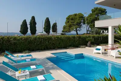 Image de Magnifique maison de vacances avec climatisation, Wifi, piscine privée, Tv, terrasse et parking