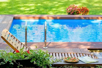 Image de Maison de vacances privée avec piscine privée, Wifi, climatisation, bain à remous, Tv, patio