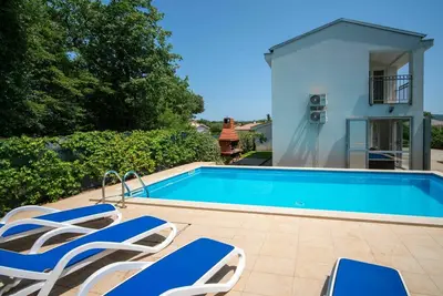 Image de Maison de vacances privée avec Wifi, climatisation, piscine privée, Tv, terrasse, vue panoramique