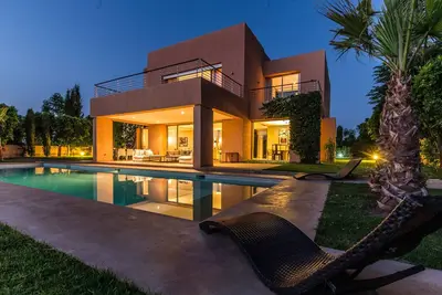 Image de Villa Al Maaden 132 avec vue sur le golf d'Amelkis