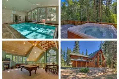 Image de Riverside 6 chambres 6 salles de bain piscine intérieure et bain à remous et sauna et douche à vapeur à Tahoe! !