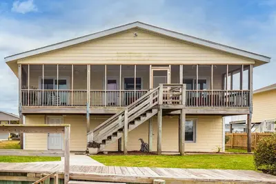 Image de Lindy-B: 6 Br / 3. 5 soundfront Ba Ă Topsail Beach, pour 12 personnes