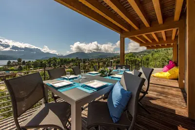 Image de Sevrier- Le MainFloor Panoramic. Vue, Jacuzzi, Par
