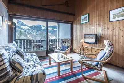Image de À 250m des pistes, grand 3 pièces avec balcon, animaux admis, parking