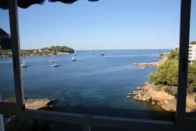 Appartement avec une vue magnifique sur la mer dans le meilleur emplacement de Santa Ponsa