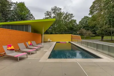 Image de Nouvelle inscription: Technicolor Paradise, chef-d'��uvre d'architecture au milieu des bois et des plages, piscine chauffée