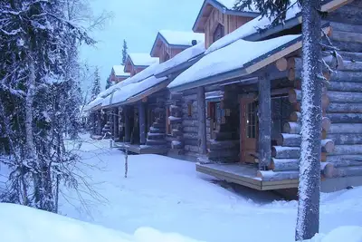 Image de Chalet de ski traditionnel dans un joli cadre forestier à Akaslompolo, Yllas