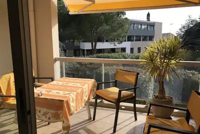 Image de Appartement front de mer jardin Cagnes sur Mer Côte d'azur<br>