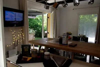 Image de appartement avec jardin Disney Paris