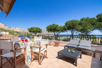 Image de Il Nido di Suerte - Appartement avec vue sur la mer Ă Addaura.
