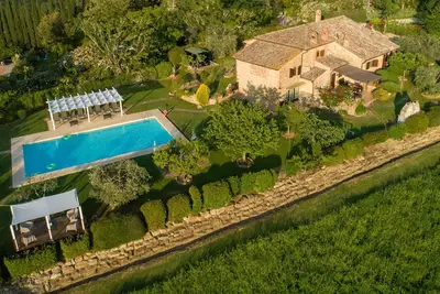 Villa La Francigena accueillant villa toscane sur les collines de San Gimignano