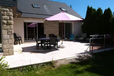 Image de Maison de plain-pied spacieuse avec jardin proche plage Névez classée 3*