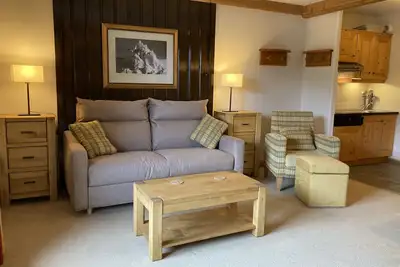 Image de Arc 1950, 42m2, 1br, domine le \"jardin de neige\"; école de ski pour enfants les plus jeunes