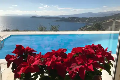 Image de Anemolia Luxury Villa avec piscine privée et vue imprenable sur la mer
