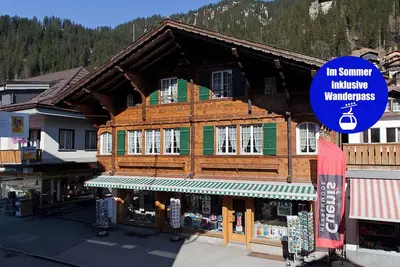 Renovated studio in the center of Adelboden.