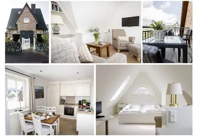 Image de Appartement confortable près de la plage avec une chaise de plage, balcon, WiFi