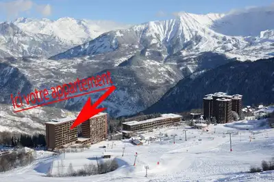 Image de Magnificent T3 Of 57m2 - Front Of Snow - Center Station.