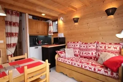 Image de Appartement aux Saisies, 5 pers, 2 ch, balcon, Tv, cuisine équipée