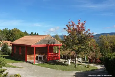 Image de Chalet***, vue panoram, équipé, séjour, 2 chambres, s. d'eau piscine couverte