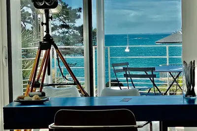 Image de Maison avec très belle vue mer et jardin donnant sur le sentier côtier
